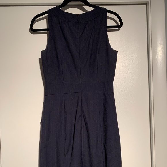 Navy Blue J. Crew Suiting Dress - Picture 2 of 3